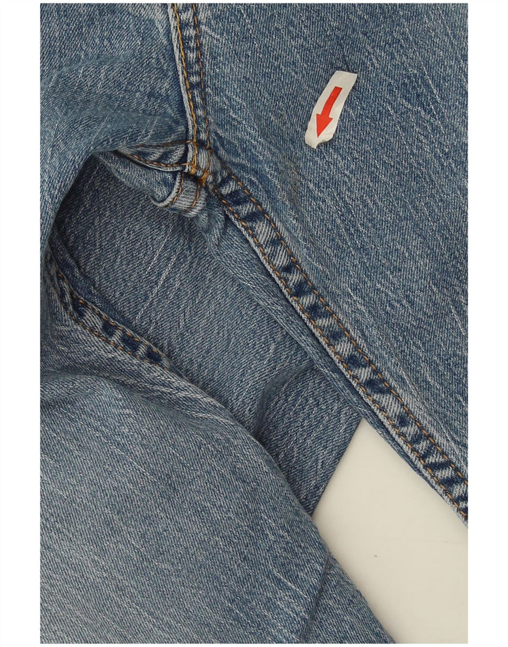 Levi's Masculino 502 Tapered Jeans W32 L30 Azul Algodão