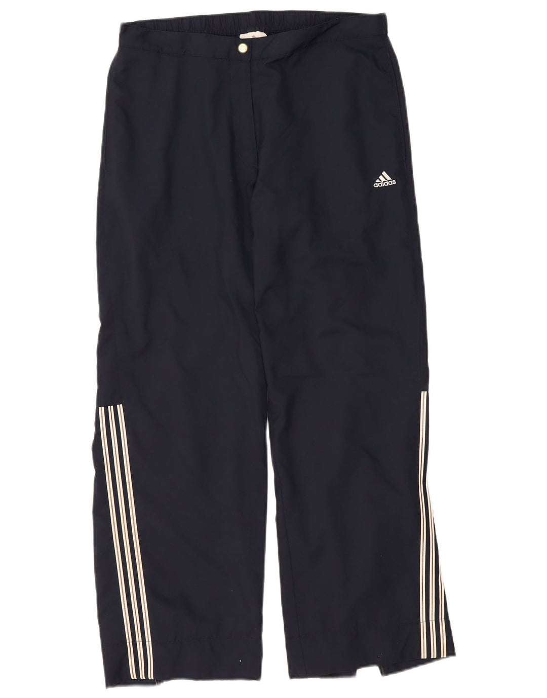 Calça de treino feminina ADIDAS UK 16 grande azul marinho poliéster