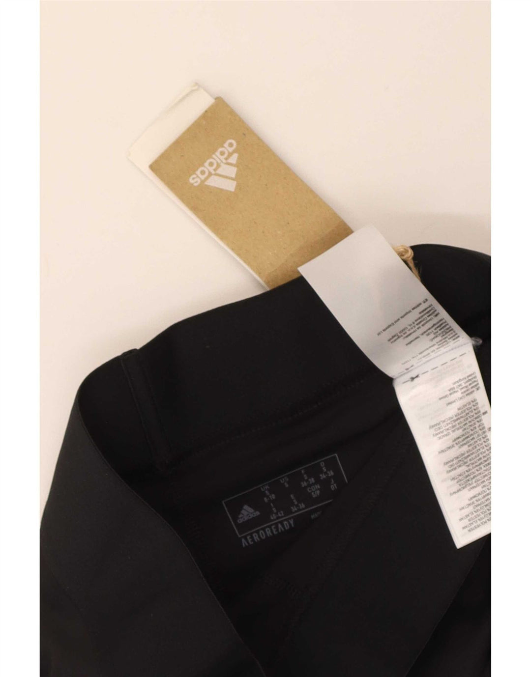 Leggings Adidas Aeroready Femininas UK 8/10 Pequenas Poliéster Preto