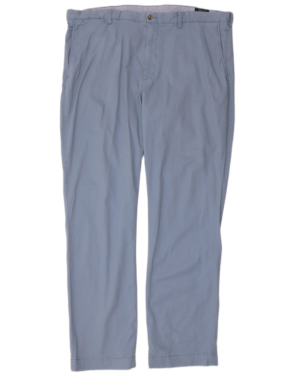 Calça Chino Masculina Polo Ralph Lauren Classic Fit W44 L36 Azul Algodão