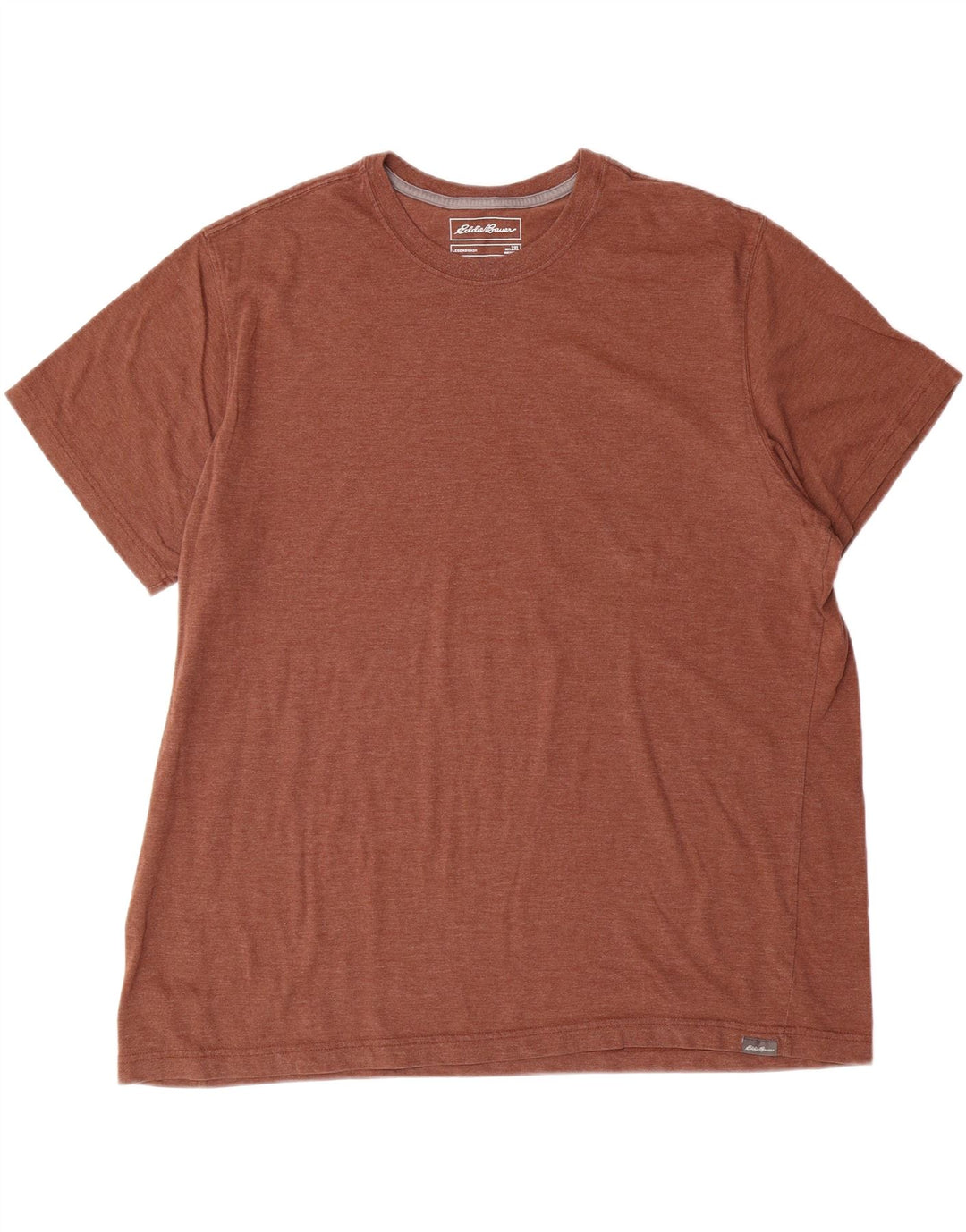 EDDIE BAUER Mens T-Shirt Top 2XL Brown Cotton Vintage Eddie Bauer and Second-Hand Eddie Bauer from Messina Hembry 