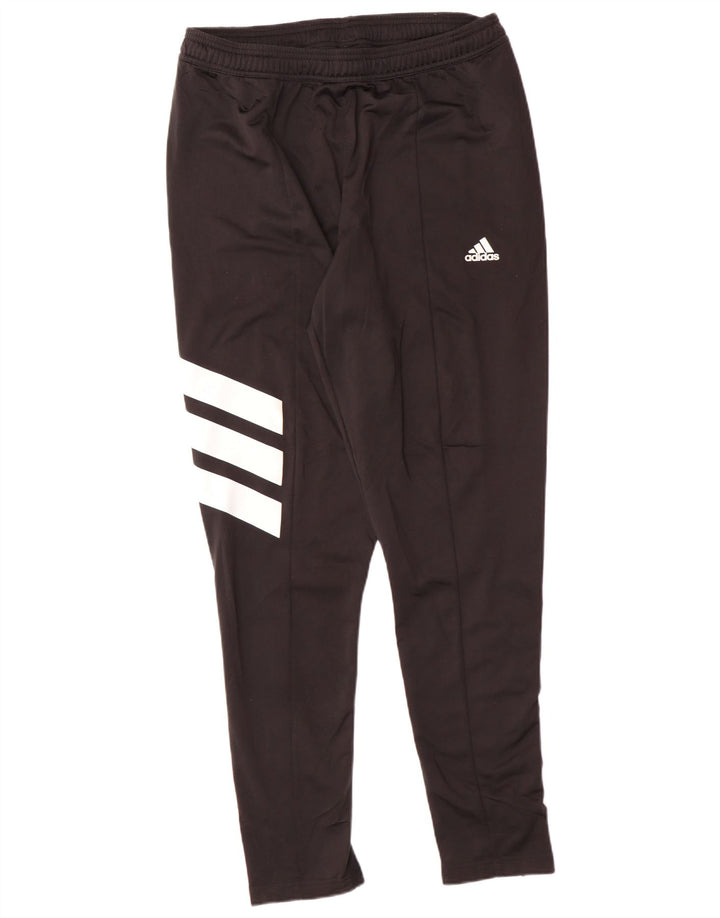 Calça de treino masculina ADIDAS grande poliéster colorblock preto