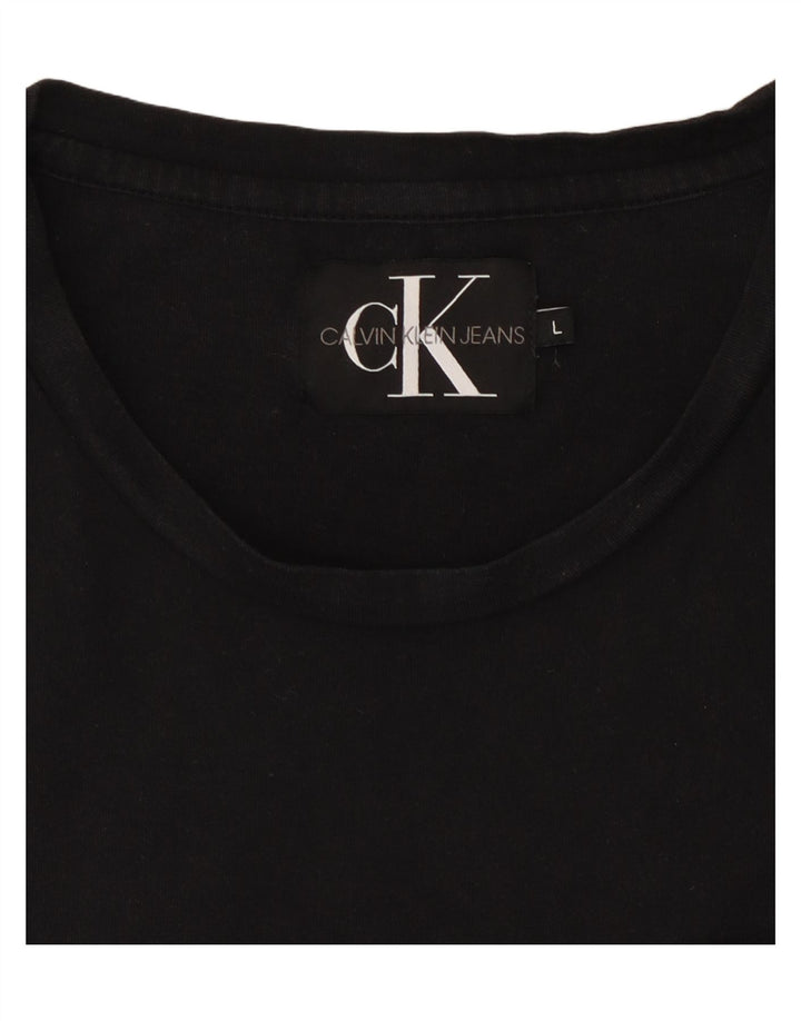 Camiseta masculina CALVIN KLEIN JEANS grande preta