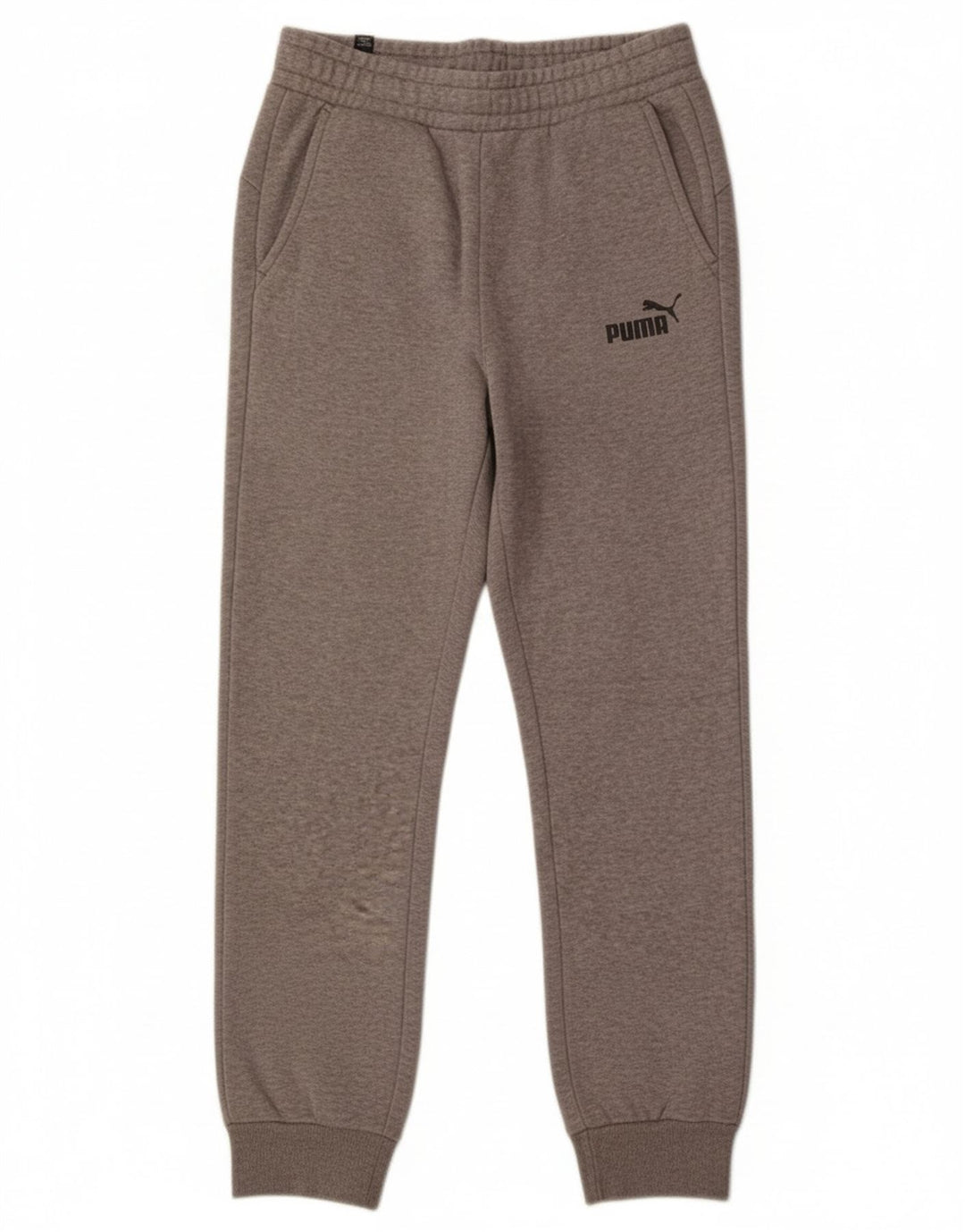 Calça de treino masculina PUMA joggers algodão cinza médio