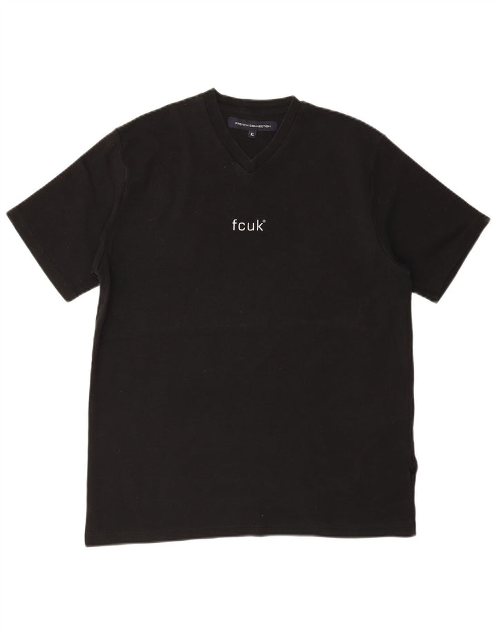 Camiseta masculina FRENCH CONNECTION XL preta