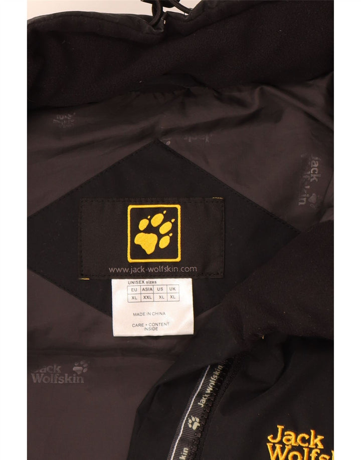Colete acolchoado masculino Jack Wolfskin UK 42 XL poliéster preto