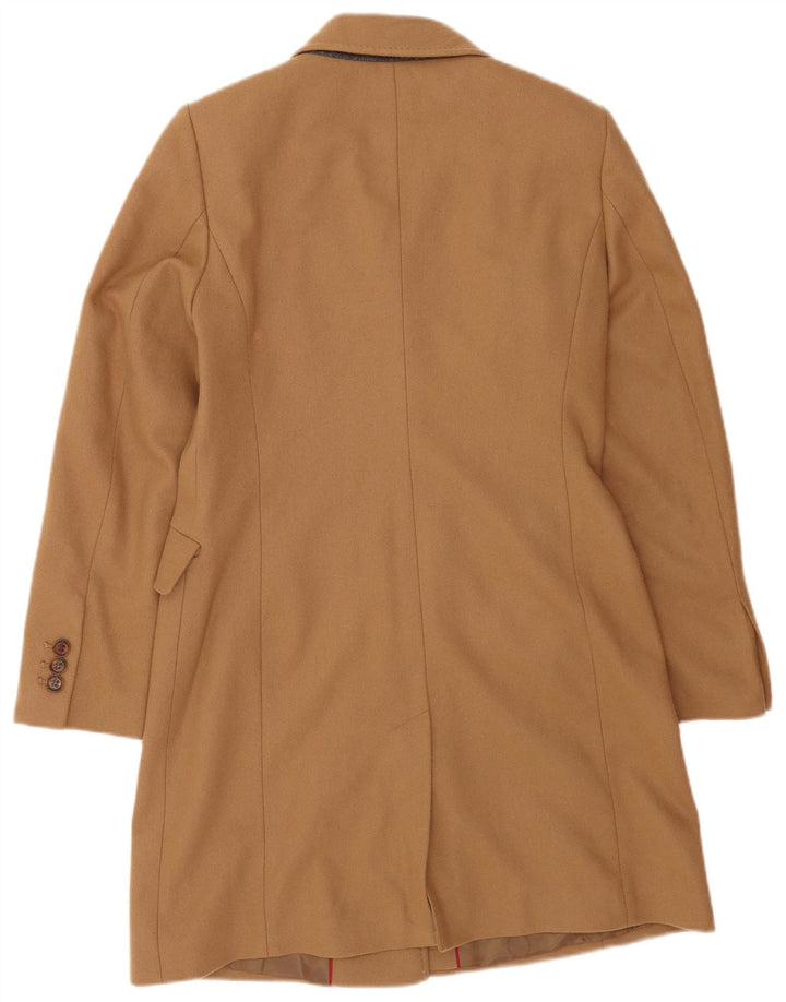 Sobretudo feminino Esprit UK 14 grande lã virgem bege