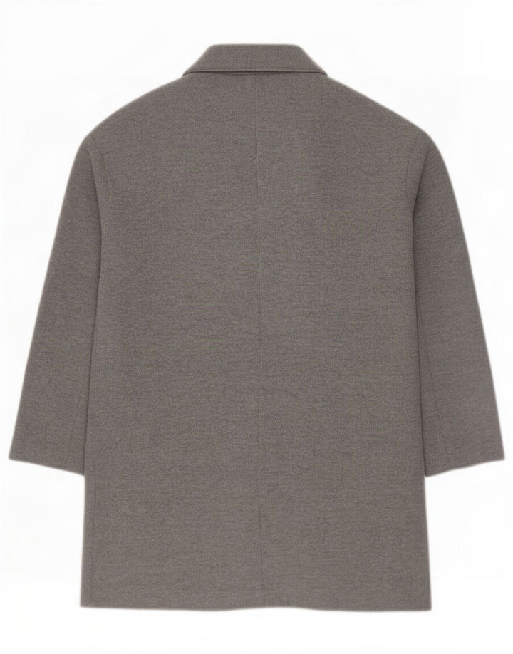 Sobretudo aberto feminino Zara UK 10 pequeno cinza