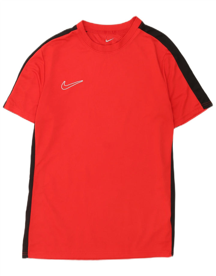 Camiseta Nike Masculina Dri Fit Top Grande Poliéster Colorblock Vermelho