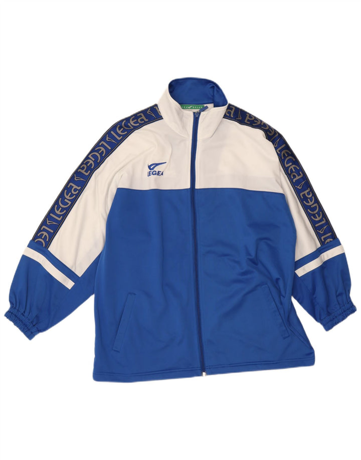 Legea Mens Graphic Full Tracksuit Médio Azul Colourblock Poliéster