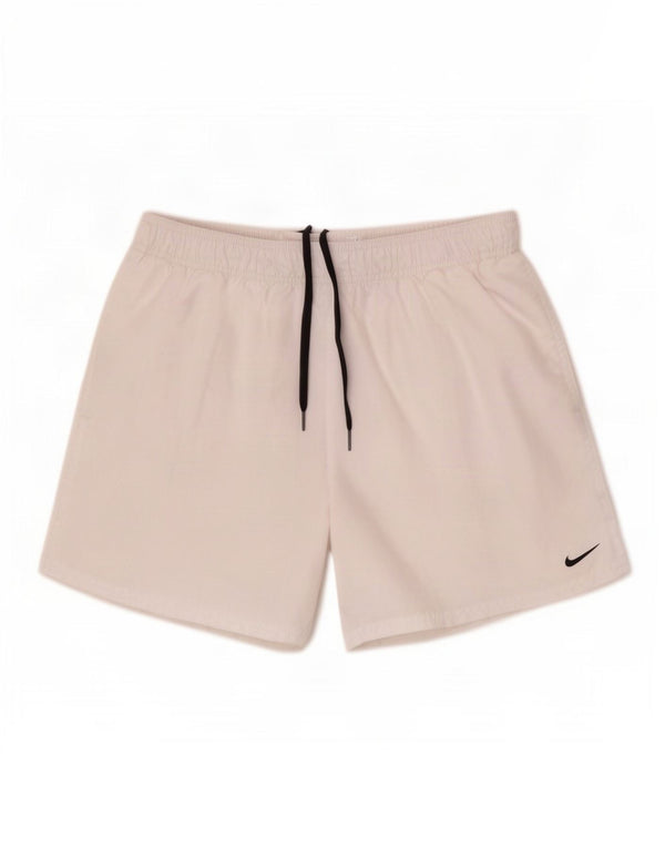 Nike Mens Sport Shorts Grande Poliéster Branco