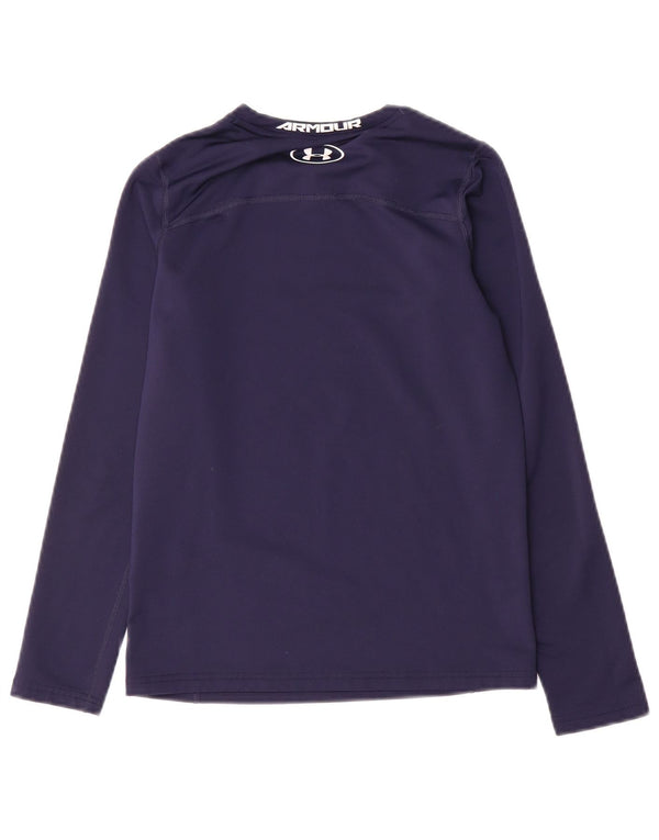 Under Armour Boys Graphic Top manga comprida 11-12 anos grande azul marinho