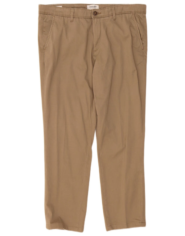 Calça Chino Masculina Slim Jack & Jones W36 L27 Algodão Bege