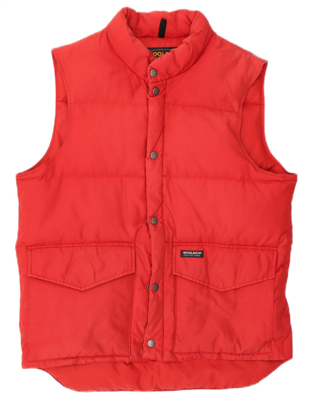 Colete acolchoado masculino WOOLRICH UK 38 vermelho médio