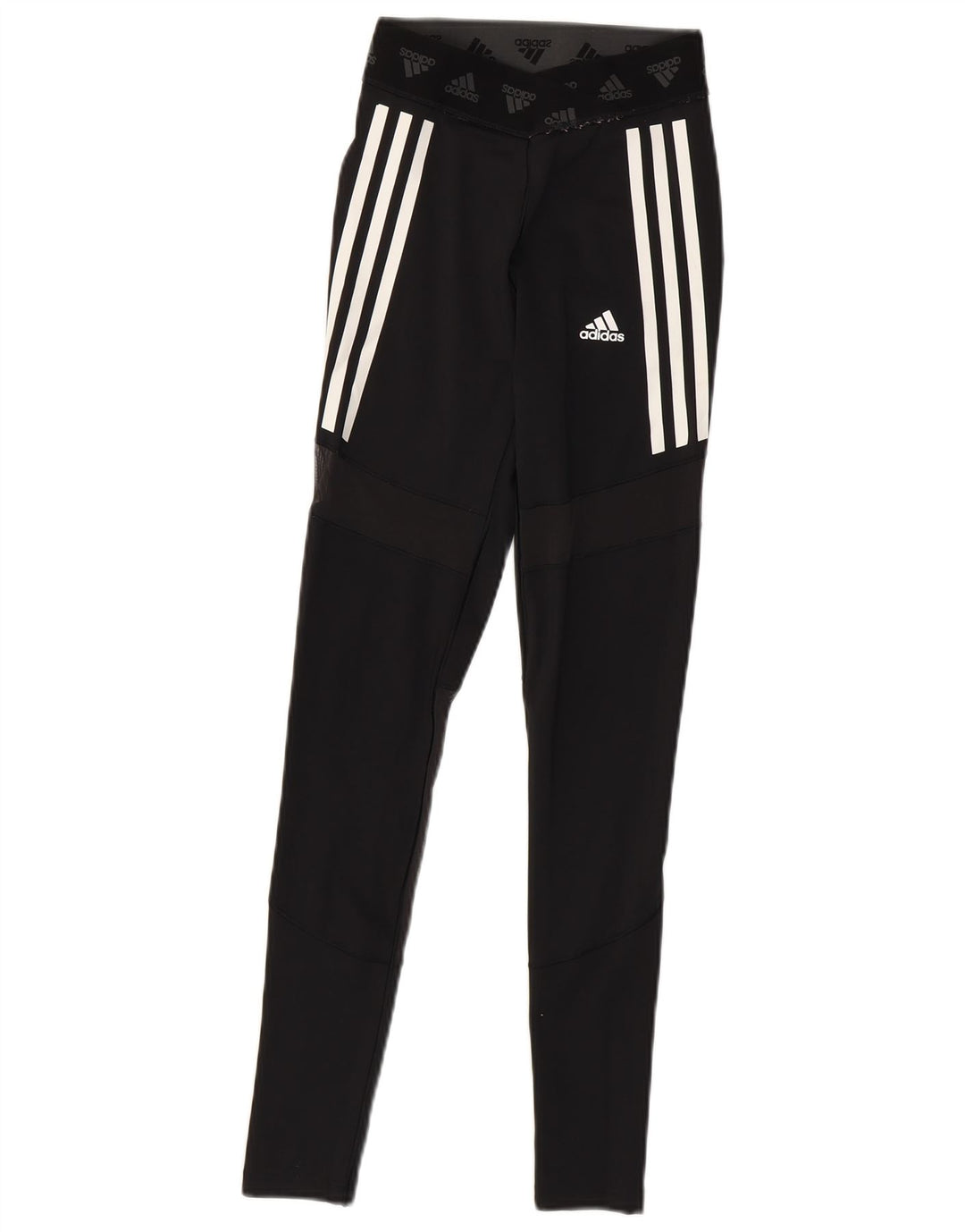 Leggings Adidas Femininas UK 4/6 XS Poliéster Preto