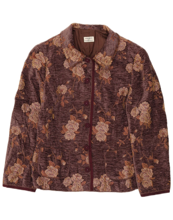 Jaqueta blazer feminina PHILOSOPHY DI ALBERTA FERRETTI Reino Unido 16 grande marrom