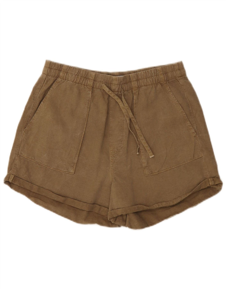 Zara Shorts feminino casual XS W24 cáqui