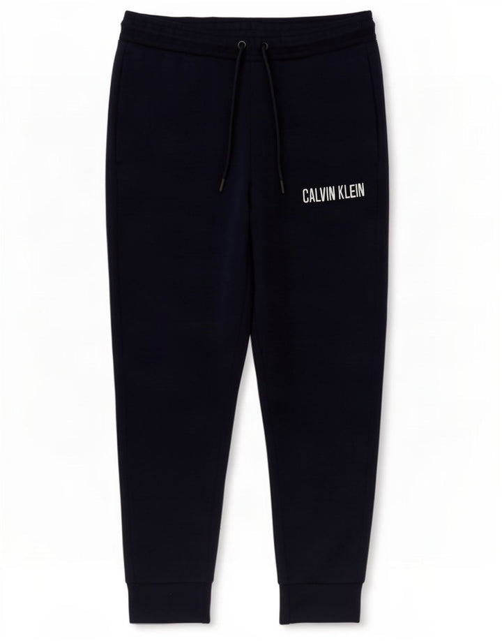 Calvin Klein Calça de treino feminina Joggers UK 14 Médio Azul Marinho