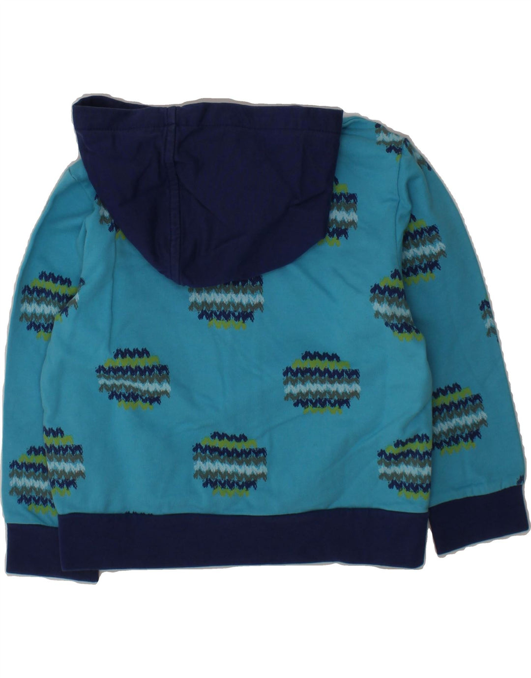 PUMA Boys Zip Hoodie Sweater 2-3 Years Blue Geometric Cotton Vintage Puma and Second-Hand Puma from Messina Hembry 
