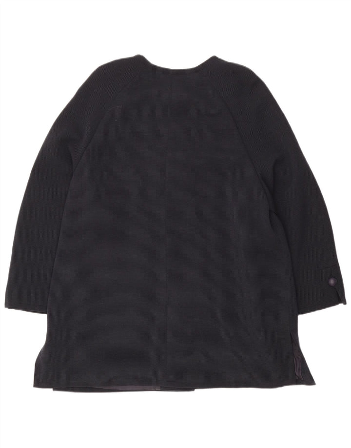 Jaqueta blazer feminina Carisma Longline 5 botões IT 50 XL azul marinho lã