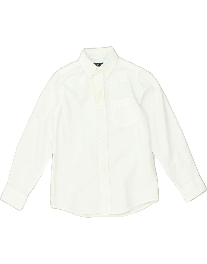 CHAPS Boys Shirt 6-7 Years White Cotton | Vintage Chaps | Thrift | Second-Hand Chaps | Used Clothing | Messina Hembry 