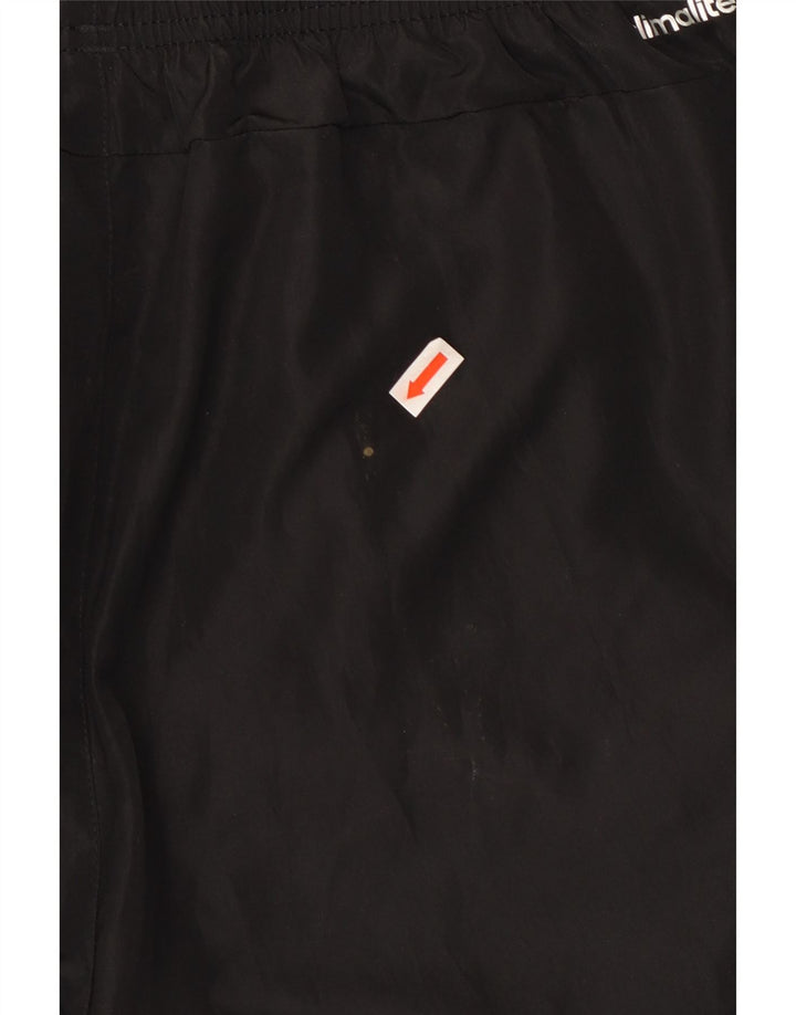 Calça de treino masculina ADIDAS Climalite UK 44/46 grande poliéster preto