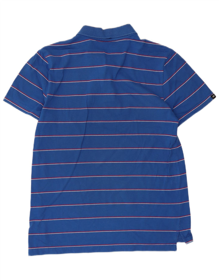 Camisa polo masculina Nike UK 38/40 listrada azul média