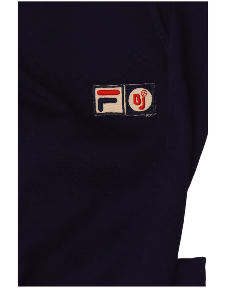 Fila Masculino BJ Born Bootcut Calça Casual IT 50 Médio Azul Marinho Acrílico