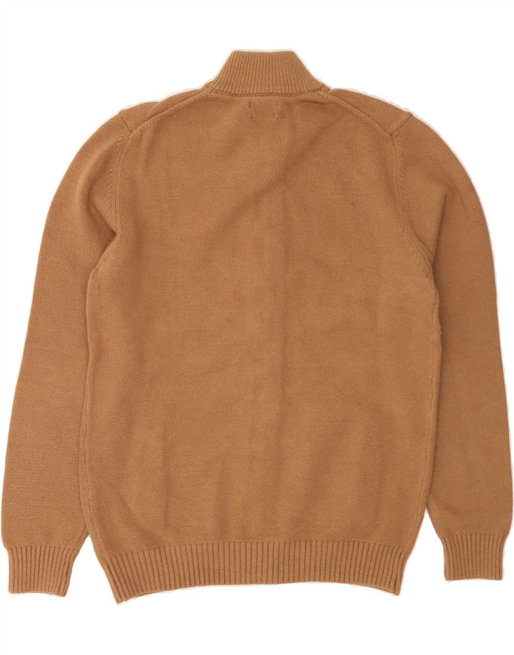 MASSIMO DUTTI Boys Cardigan Sweater 15-16 Years XL Brown Cotton Vintage Massimo Dutti and Second-Hand Massimo Dutti from Messina Hembry 