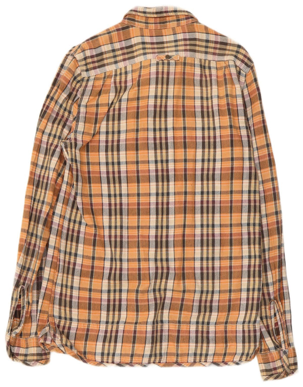 Camisa masculina de flanela Superdry grande algodão xadrez multicolorido