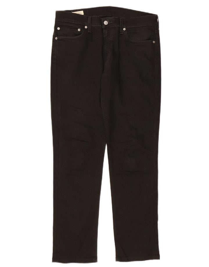 Levi's Masculino 511 Slim Jeans W33 L29 Algodão Preto