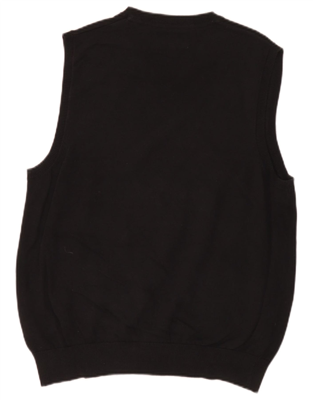 Regata masculina Marks & Spencer com colete grande de algodão preto