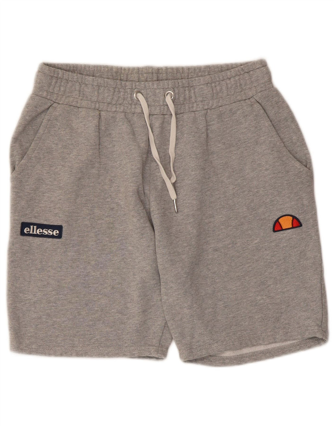 Shorts esportivos masculinos Ellesse XS algodão manchado cinza