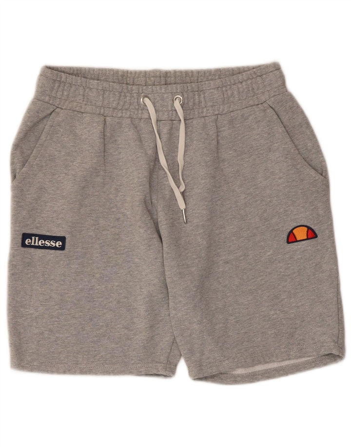 Shorts esportivos masculinos Ellesse XS algodão manchado cinza