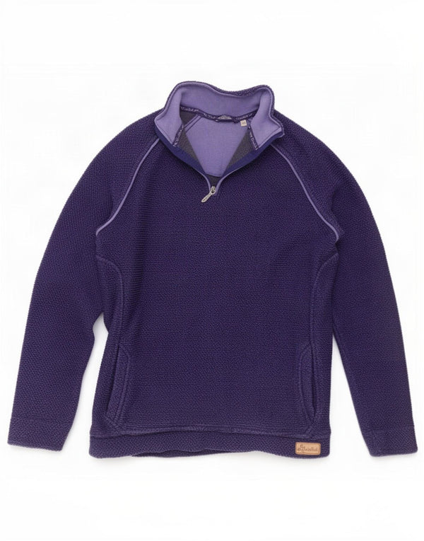 Moletom masculino com zíper e pescoço estranho peixe 2XL algodão roxo