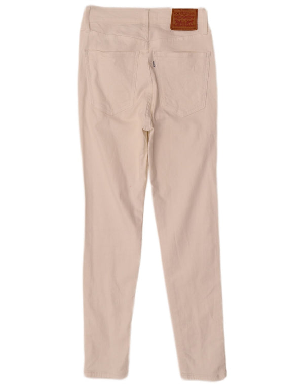 Calça jeans feminina Mile High Super Skinny Levi's W27 L27 branca