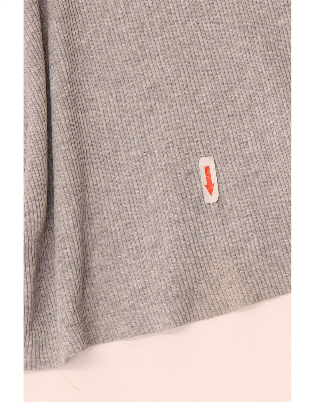 Top masculino Levi's manga comprida pequeno algodão cinza