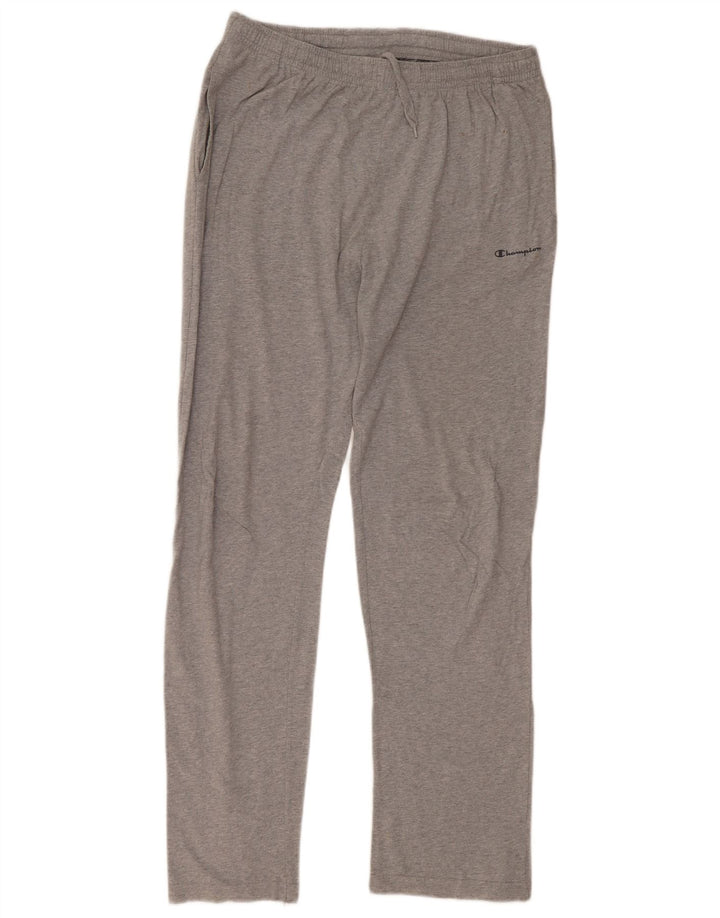 Calça de treino masculina Champion 2XL cinza manchada