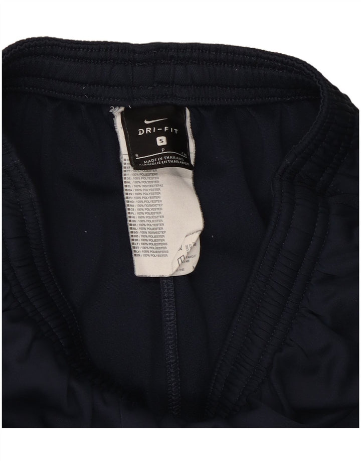 Calça de treino masculina NIKE pequena azul marinho poliéster