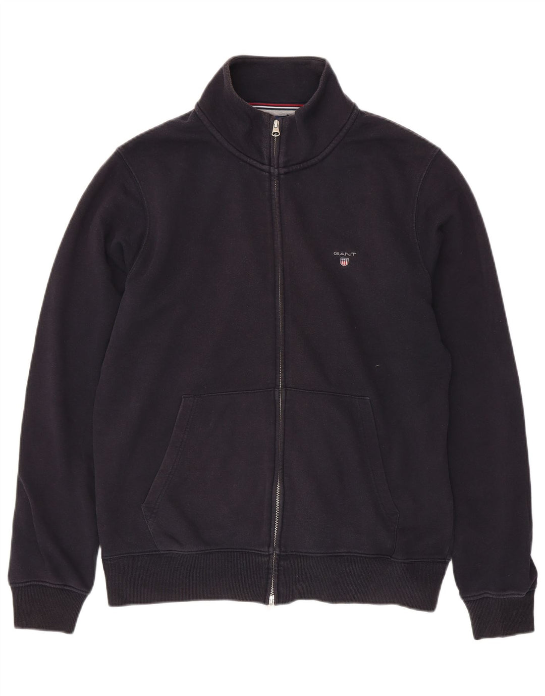 GANT Jaqueta masculina de agasalho 2XL algodão azul marinho