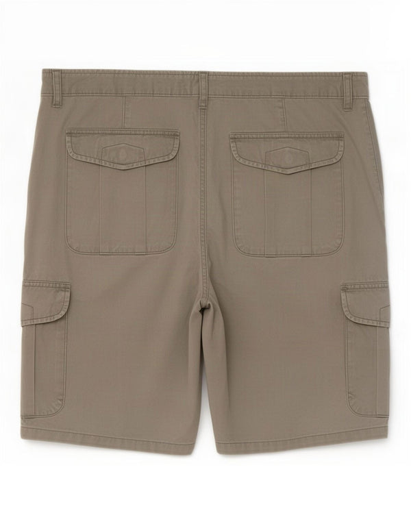 Shorts cargo masculino Marks & Spencer Regular Fit W36 grande cinza