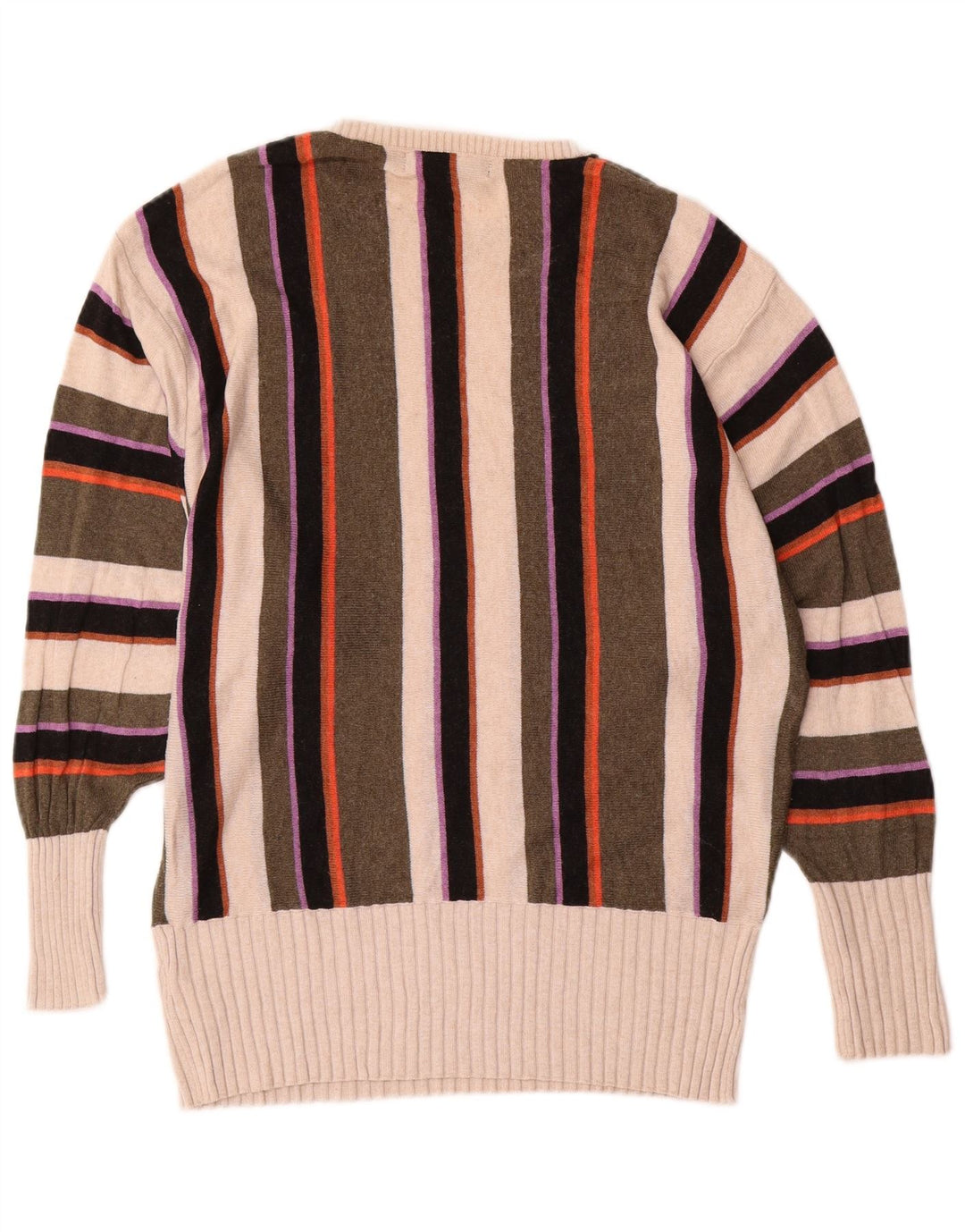 Suéter feminino Marks & Spencer com gola redonda Reino Unido 14 médio multicolorido