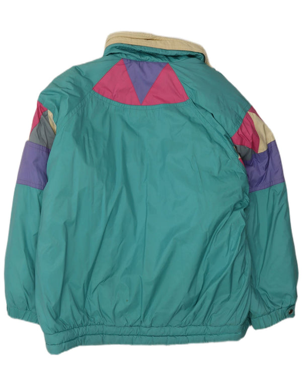 Jaqueta de esqui feminina Colmar com ajuste relaxado IT 48 XL verde colorblock esportivo