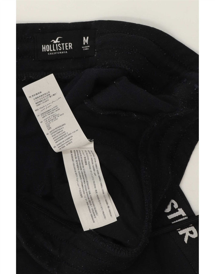 Calça de treino masculina Hollister Graphic azul marinho médio algodão