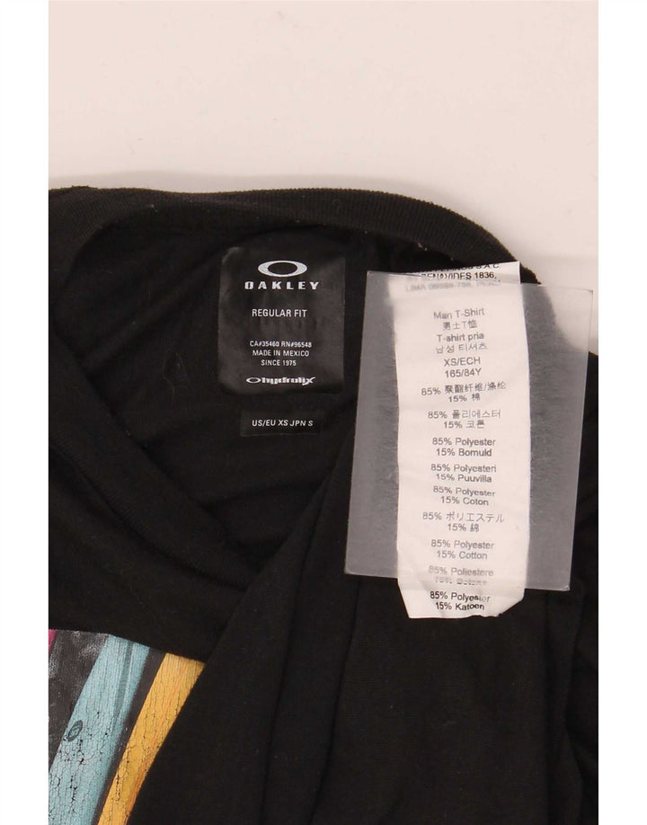 Camiseta Oakley Masculina Regular Fit Graphic XS Preto Poliéster