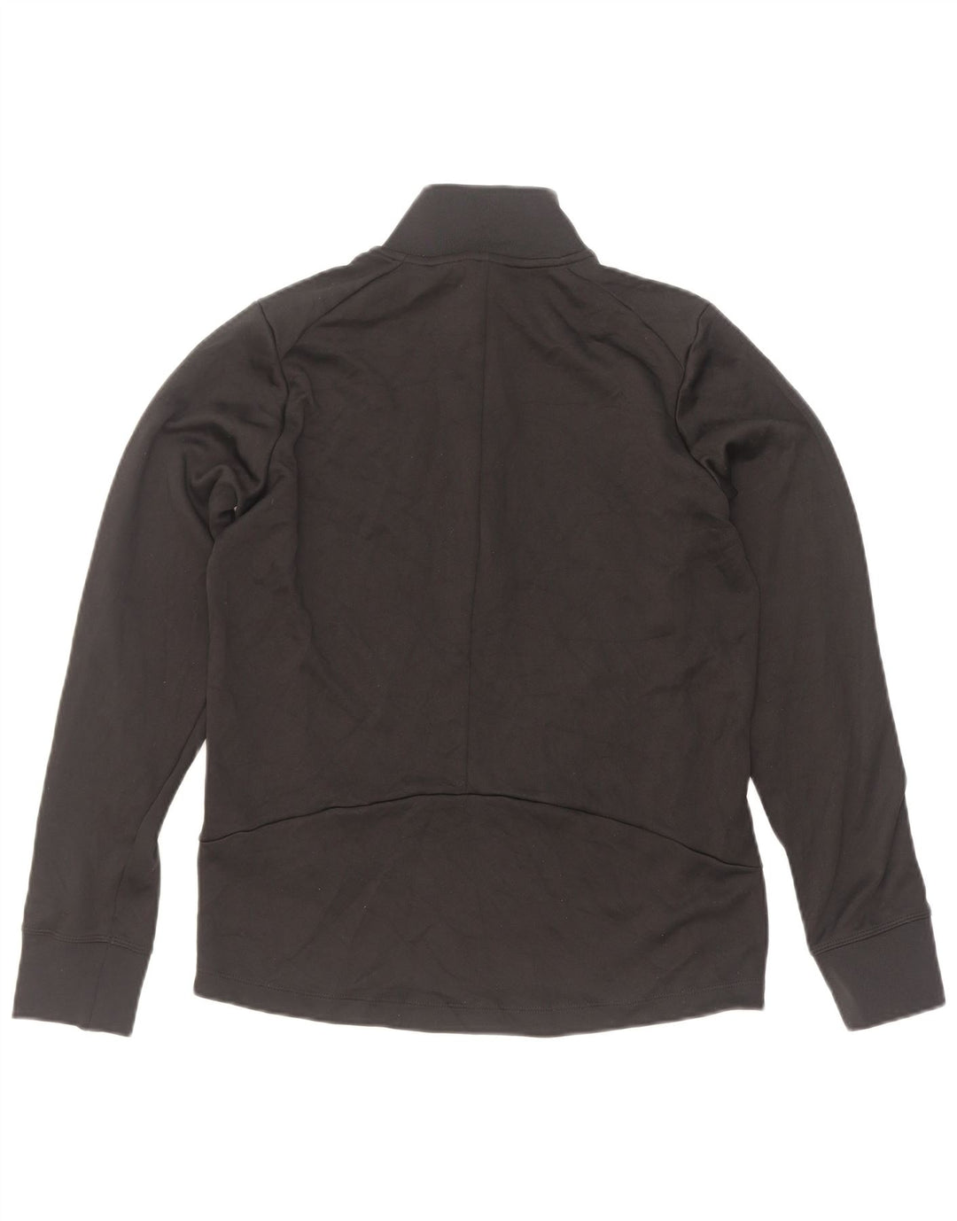 Nike feminino gráfico zip pescoço pulôver treino top reino unido 12 médio preto