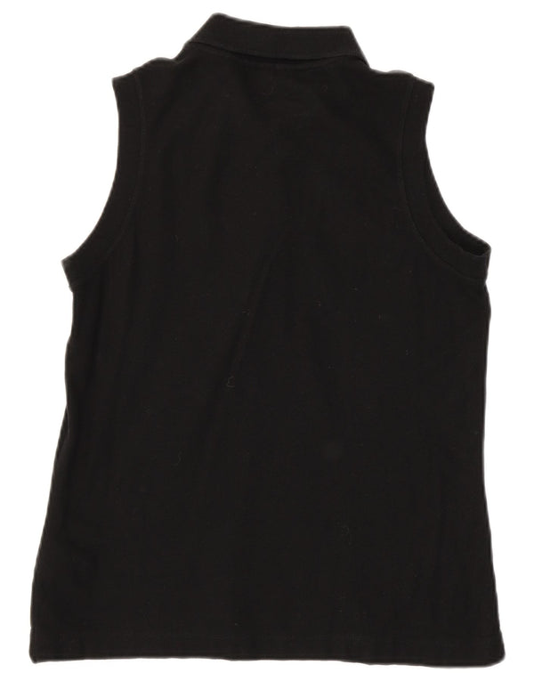 Polo Fila Menina Sem Mangas 15-16 Anos XL Preto Algodão