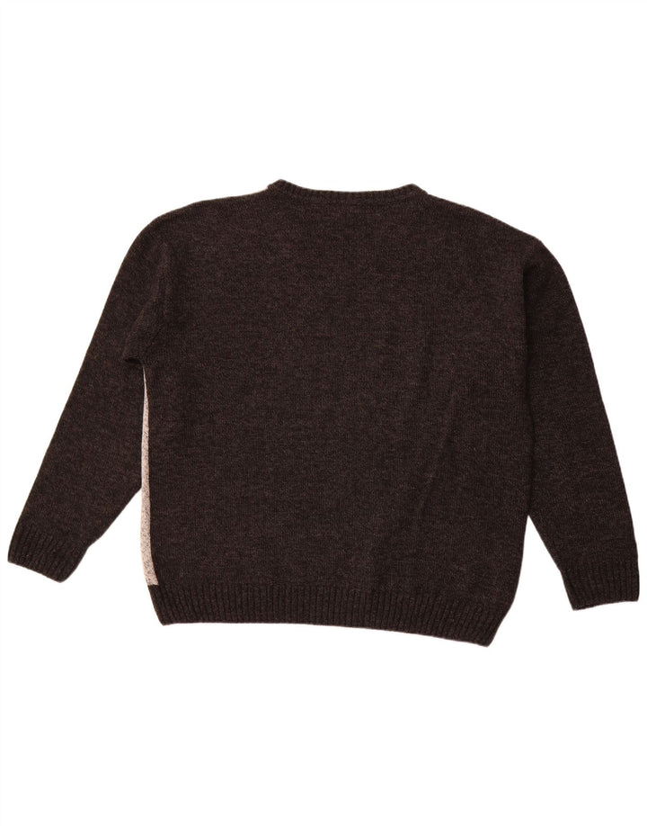 PIERRE CARDIN Suéter masculino com decote em V IT 58 2XL cinza Argyle/Diamante