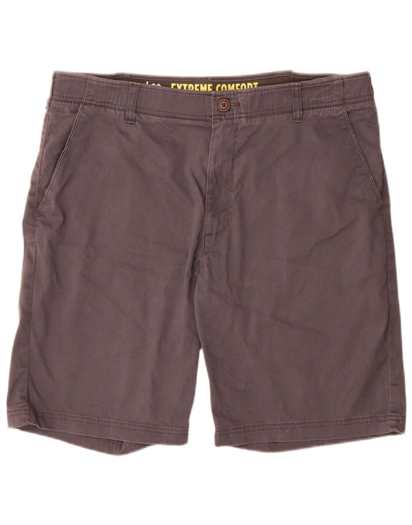 Lee Mens Extreme Comfort Chino Shorts W38 XL Algodão Cinza