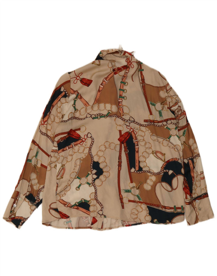 Blusa feminina Vicolo com estampa abstrata Reino Unido 14 média multicolorida